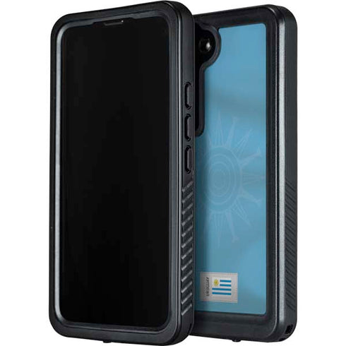 Uruguay Soccer Flag Galaxy S24 Plus Waterproof Case